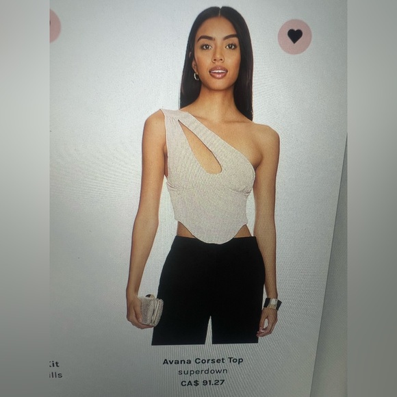 Corset Cut Out Top - Picture 2 of 4